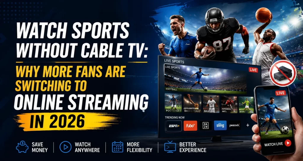 Wtch Sports without Cable tv